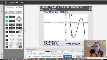 Finding Relative Maximum and Minimum Values on a TI-84