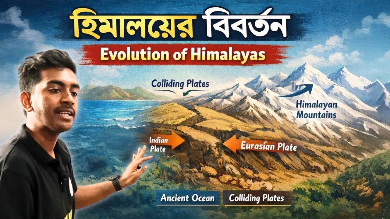 Physical geography of India | Evolution of Himalayas | Himalayas Formation Explained In Bengali