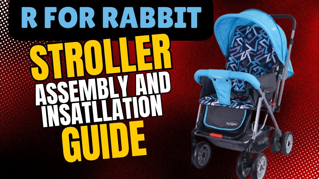 R for Rabbit Kiddie Kingdom Stroller- Red