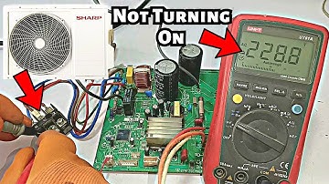 Sharp Outdoor PCB Passes 220V But Not Turning on Compressor Repair