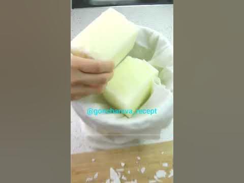 Творожный сыр из замороженного кефира - YouTube
