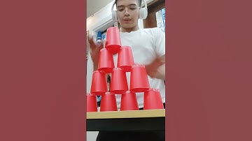 An Incredible Fast Sport Stacking G5 Cycle in 6.186 Seconds! #sportstacking #cupstacking #shorts