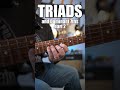 Triads and Dominant 7th Chords on Guitar Part 2