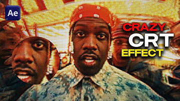 Crazy CRT Effect In After Effects (NO PLUGINS)