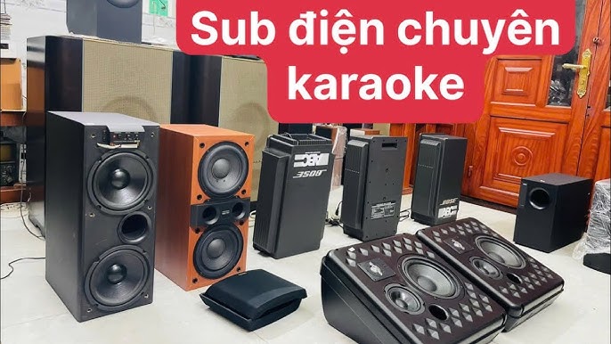 Sub điện chuyên karaoke, Yamaha sw 160 sw 150 sub Bose MA01 sub ...