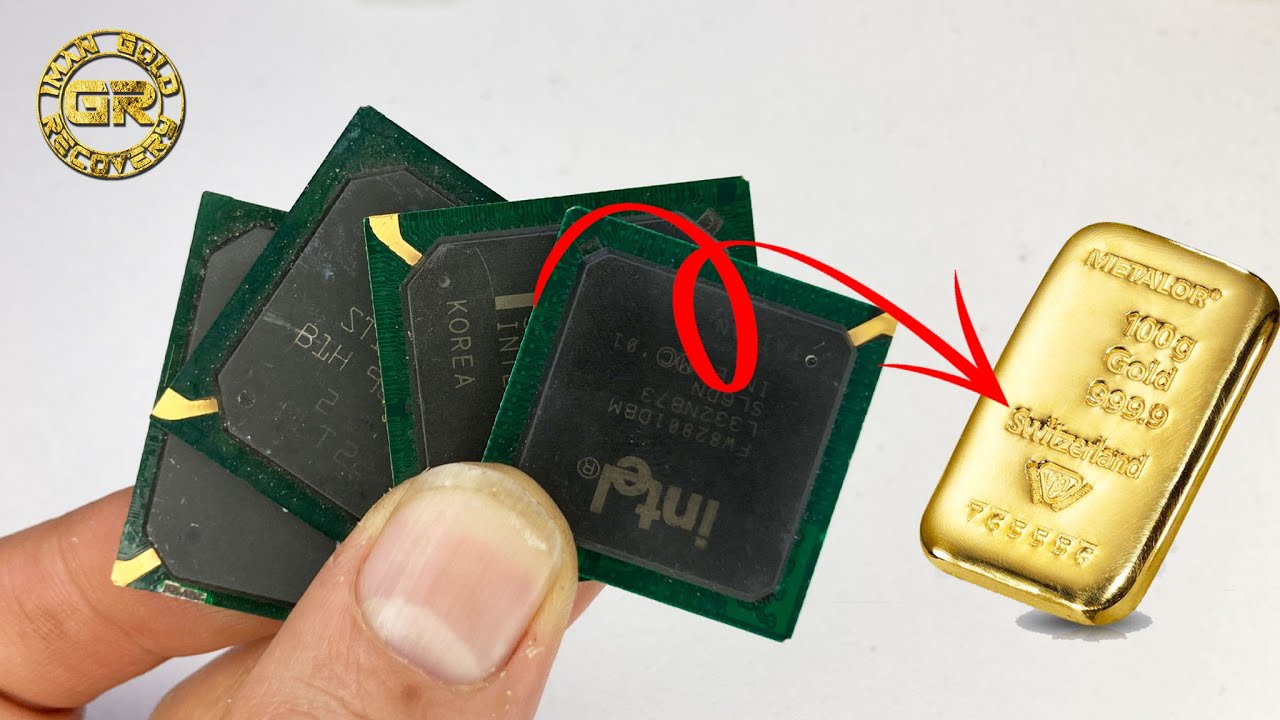 Извлечение золота из микросхем BGA Ic весом 3 кг без радиаторов | Извлечение золота из BGA чипов