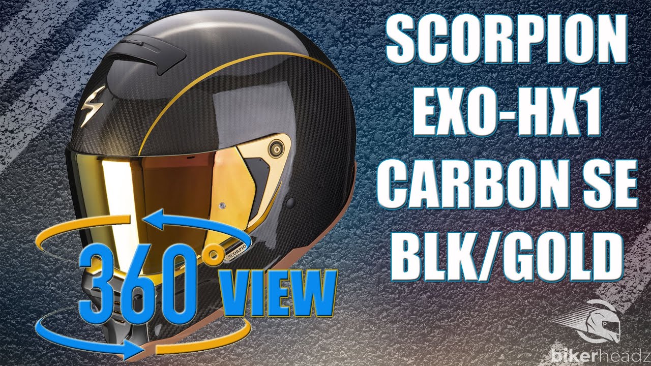 CASCO SCORPION EXO HX1 CARBON SE NEGRO MATE