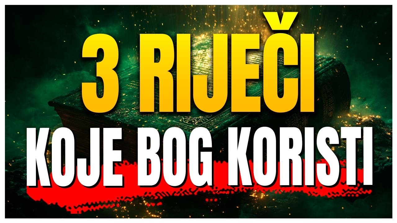 3 Riječi Koje Će Potpuno Promijeniti Tvoj Duhovni Život!