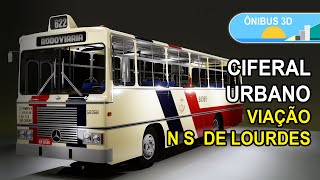 Ônibus Ciferal Urbano - Viação Nossa Senhora De Lourdes - Blender 3D