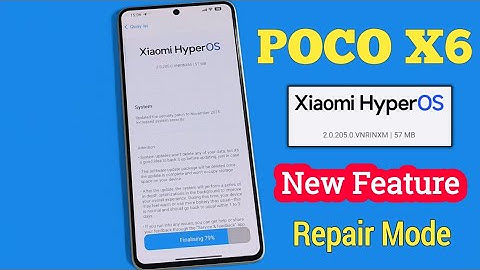 POCO X6 New Update HyperOS 2.0.205.0 Feature with November Security Patch ! HyperOS 3.0