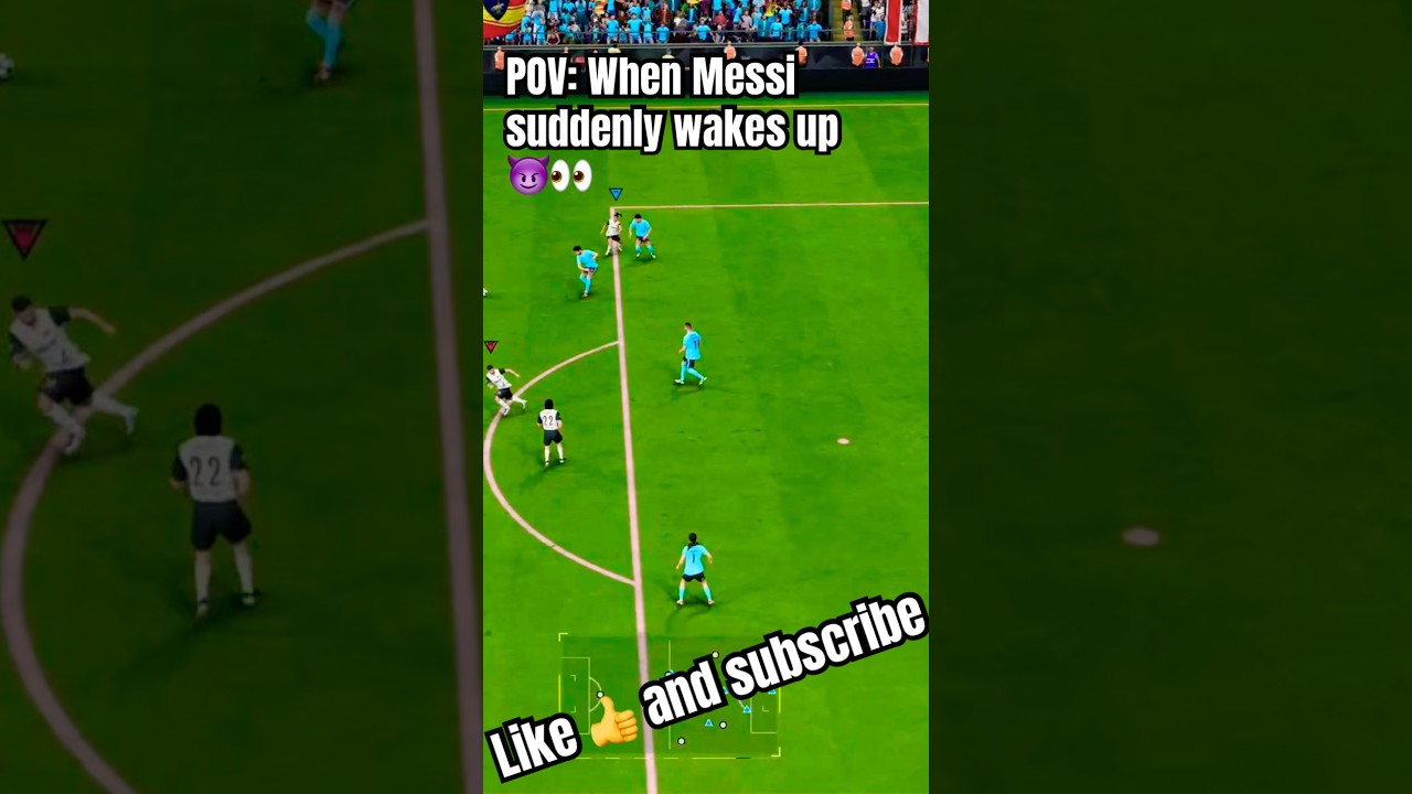 Messi wakes up