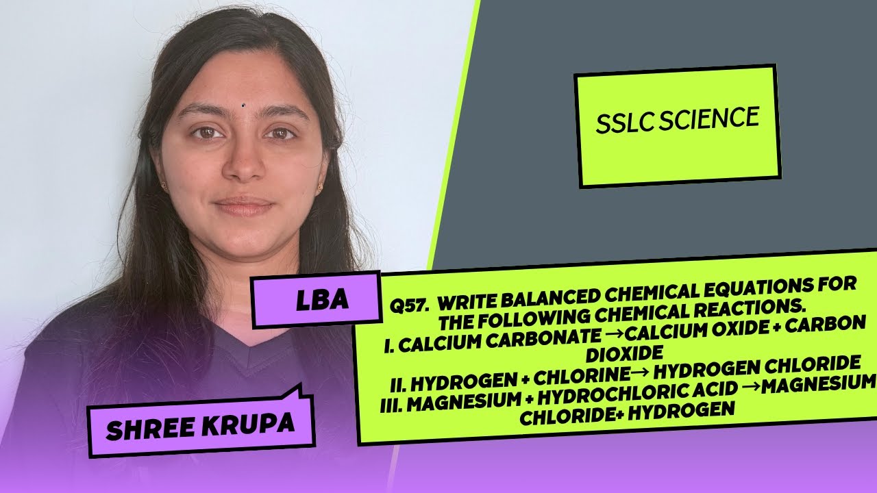 LBA - Chemical reactions and equations - EM  - Q57 -  MCQ