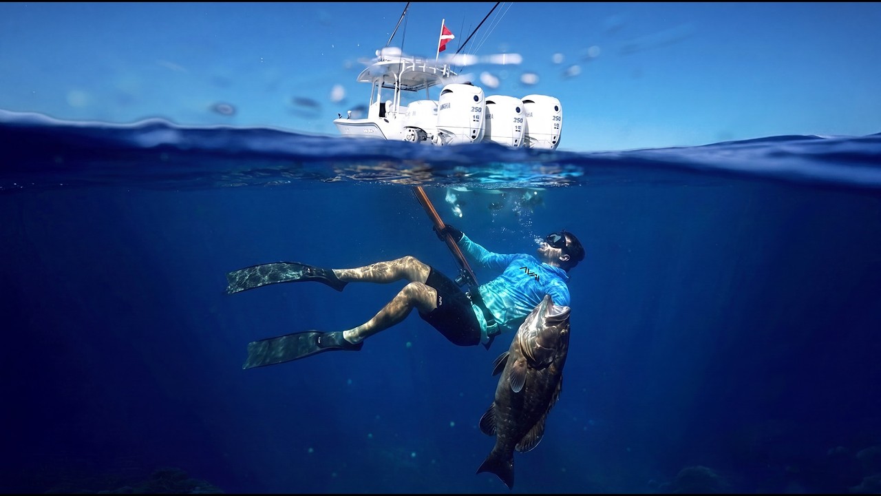 ⁣Near Fatal 80 ft Blackout Rescue | Big mistake Florida Keys Spearfishing