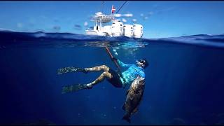 Near Fatal 80 ft Blackout Rescue | Big mistake Florida Keys Spearfishing