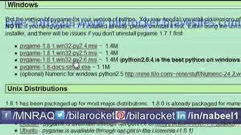 Game Development Tutorial   1   Installing Pygame BY MNRAQ