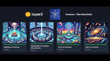 Layer3 Quests: Intro to Cosmos and Osmosis
