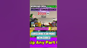 ⚠️BRAINROT TOWER DEFENSE OCTOBER 2025 NEW [CODES]⚠️ #brainrottowerdefensecodes #brainrottowerdefense