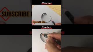 Student vs Teacher drawing challenge #drawing #art #6