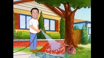 Chael Sonnen trying to teach Wanderlei Silva the fundamentals of wrestling.