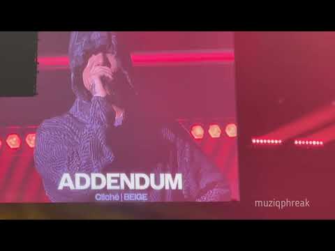 Kid Milli's mom & Outro - Kid Milli 키드밀리 (ADDENDUM concert at Blue Square Seoul 231028)