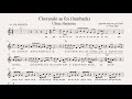 CHORANDO SE FOI - LAMBADA PB2: (flauta, violín, oboe...) (partitura con playback)