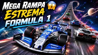 Giochi di Macchine Formula 1 😱 Mega Rampa Estrema! | Videogiochi #30 screenshot 3
