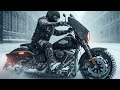 Harleydavidson snow ride