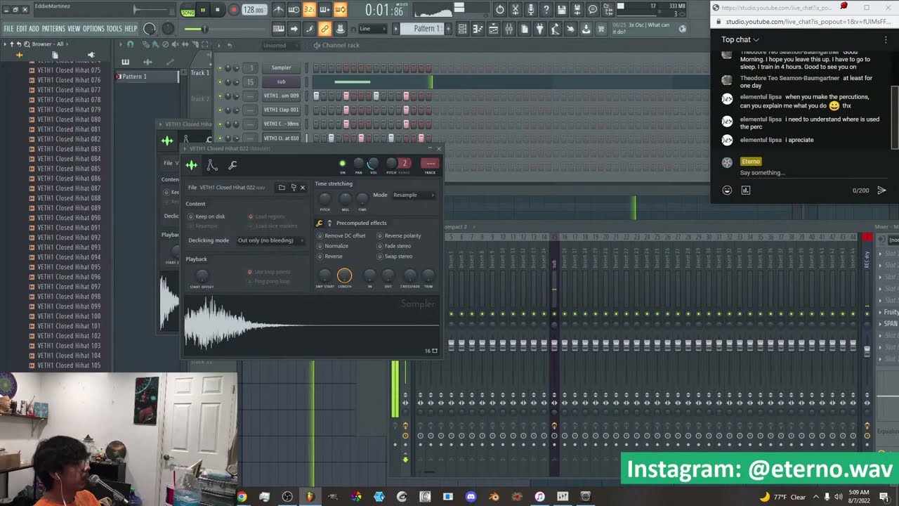 making a dark minimal techno track in Fl Studio 20.9 (Stream #89)