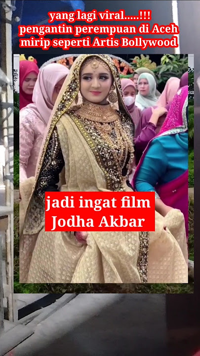 Yang lagi viral pengantin di Aceh mirip artis Bollywood #trending #masukberanda #beranda