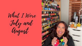 Nail Polishes I Wore July And August - 2026