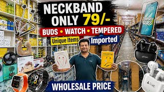 SealPack &amp; Open Box Mobile Accessories का गोदाम || Cover Buds Neckband Lot to Lot Box to Box Deals