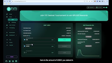 TiTi Testnet:How does MMF play?