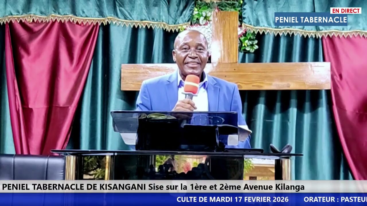 CULTE DU JEUDI 17/02/2026 ORATEUR🔊 PASTEUR MICHEL NKFUTELA. SUJET  L'ETAPE ACTUELLE DE MON MINISTÈRE