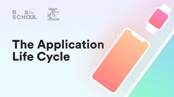 iOS RSSchool 2020. The Application Life Cycle