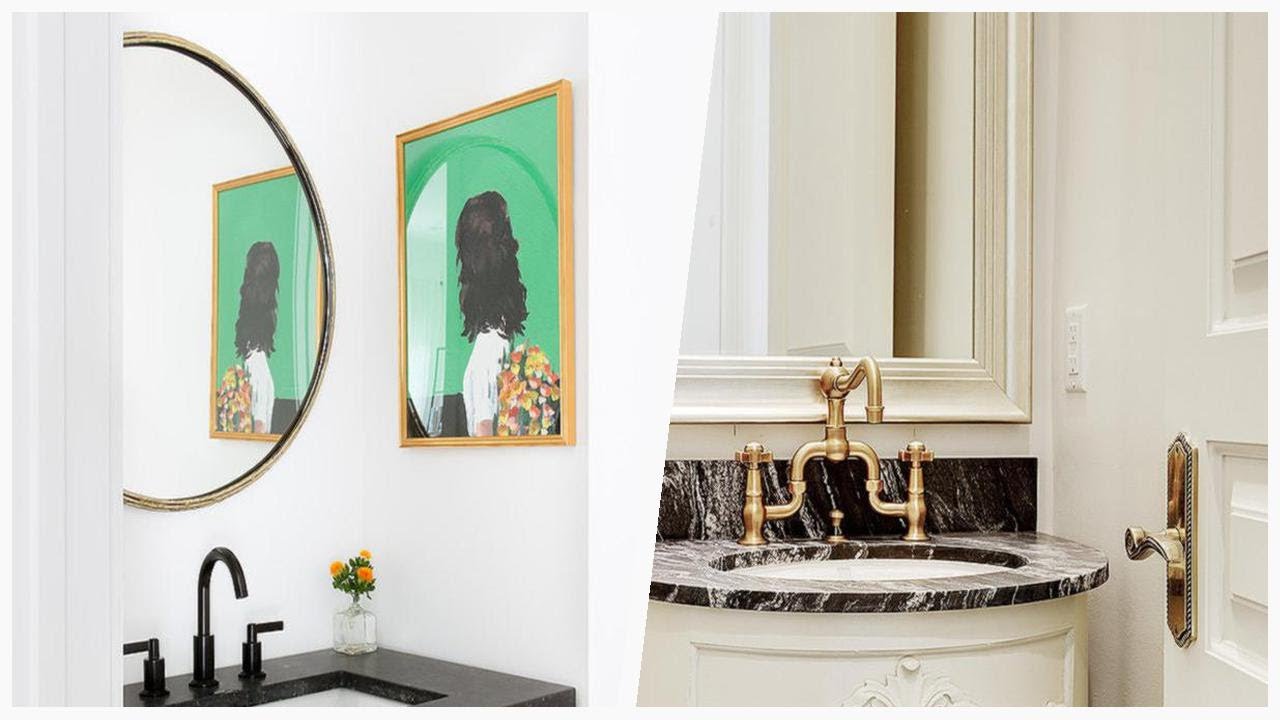 Maximize Space in Your Powder Room with Stylish Cabinets | Designer ...