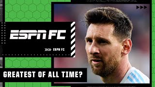 Messi can't be considered the greatest of all time because he's never won a World Cup? | ESPN FC