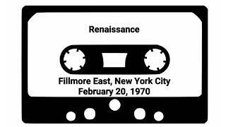 Renaissance - New York 1970