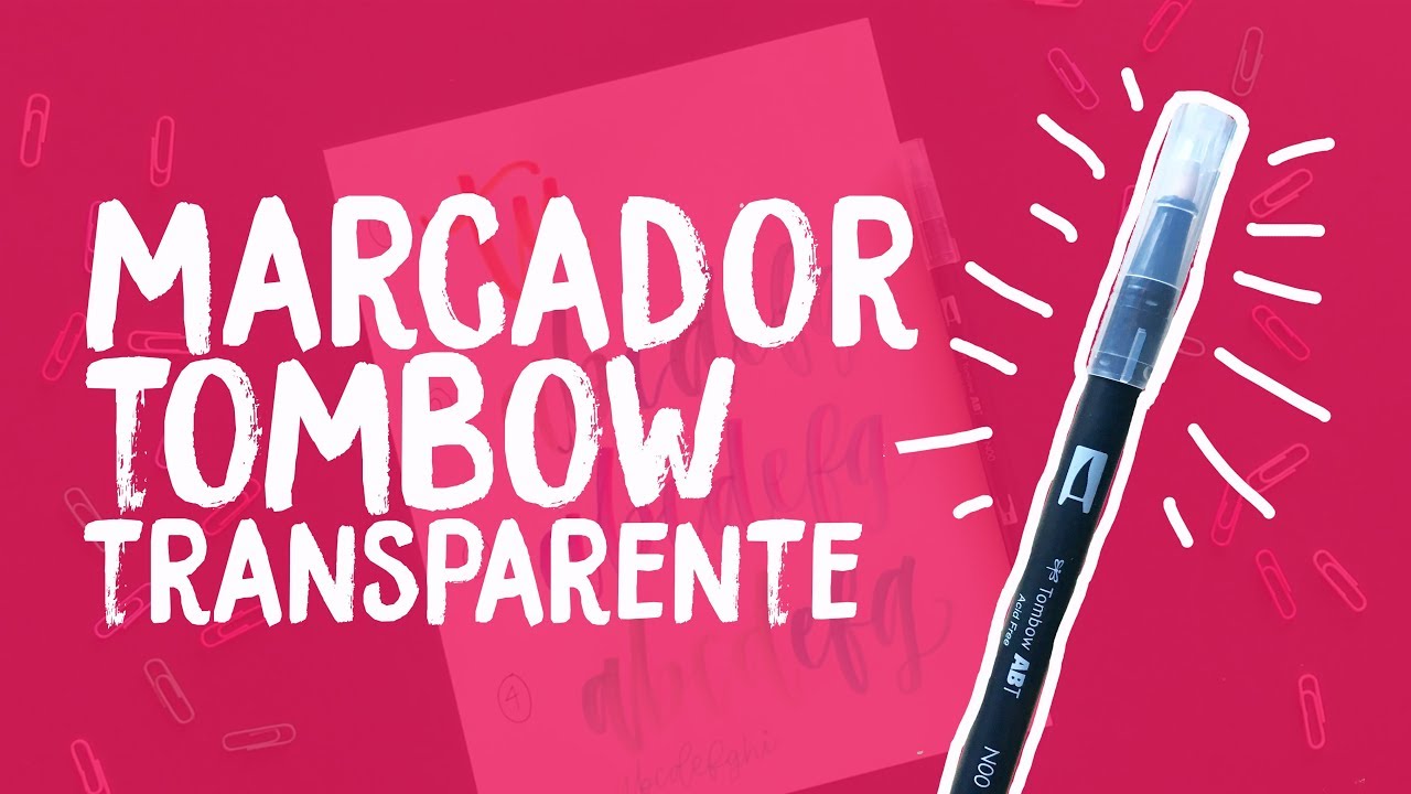 ROTULADORES TOMBOW: LETTERING CON DEGRADADO 