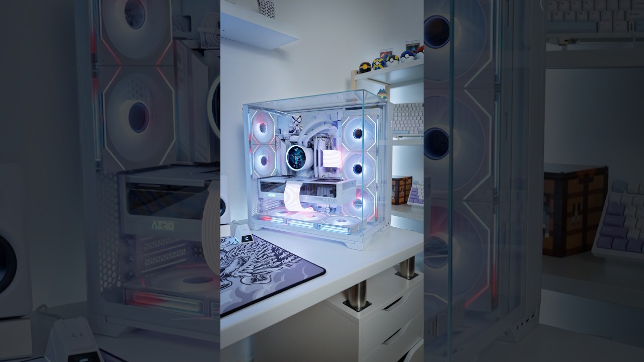 Мой игровой ПК в белом стиле (я от него в полном восторге😮‍💨)