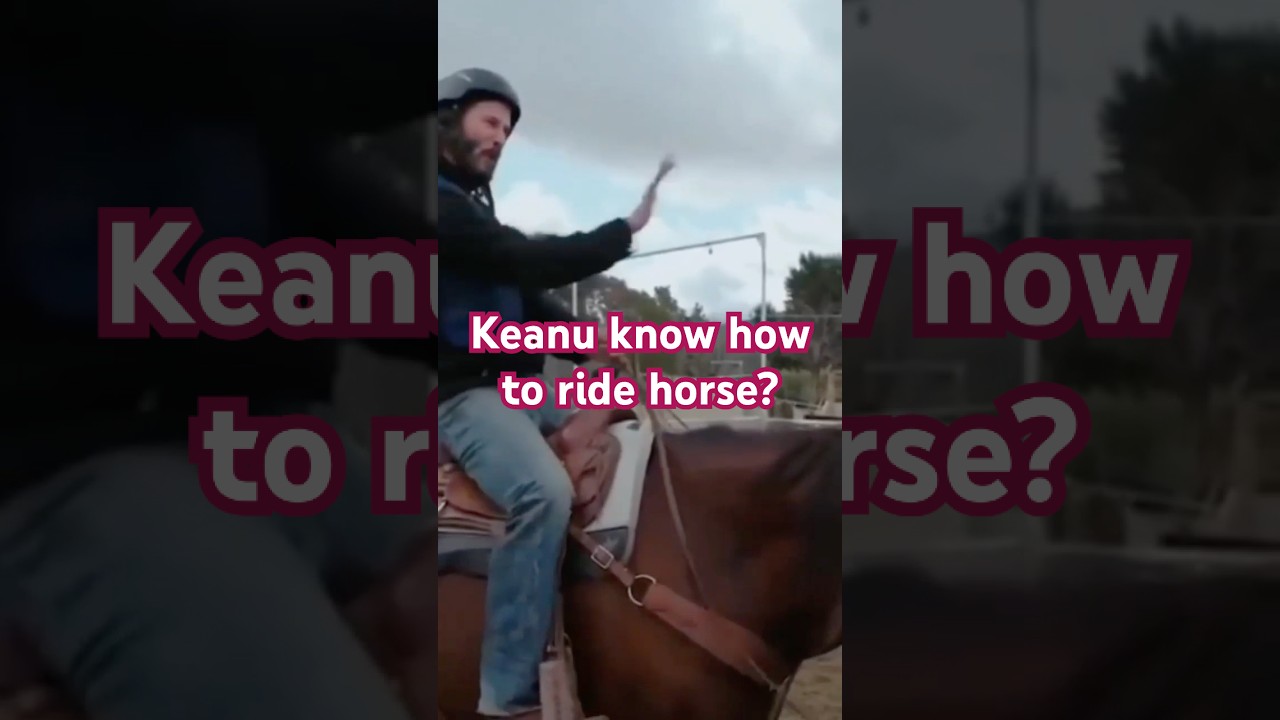 Киану Ривз верхом на коне... Чего он НЕ МОЖЕТ сделать?