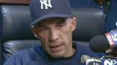 Joe Girardi after the game, 4/6/08