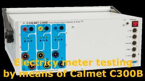 C300B Calibrator Electricity Meter Testing