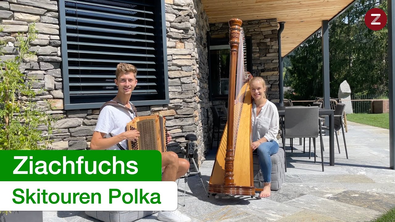 Skitouren Polka - Steirische Harmonika & Harfe - NEU