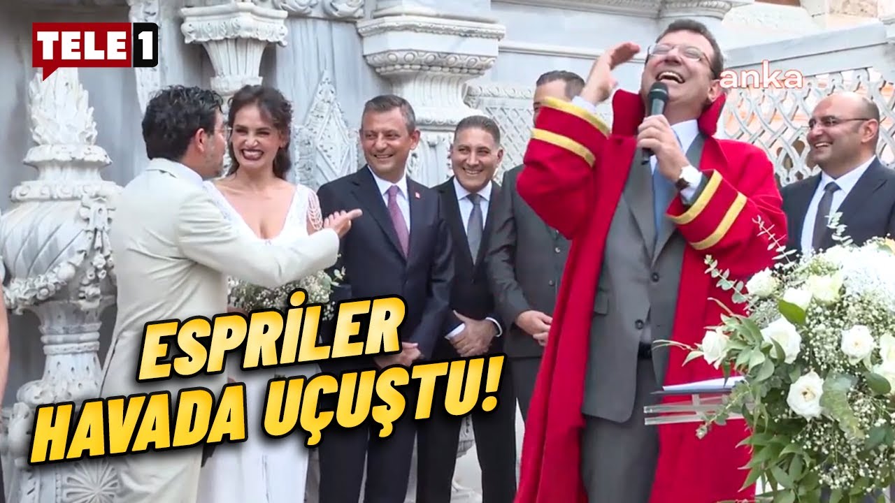 İmamoğlu Nikahı Kıydı, Özgür Özel Şahit Oldu! İşte Kahkaha Dolu Anlar...