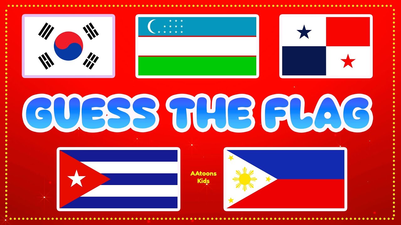 Guess the Flag Name | Guess the flag challenge | Guess the flag Quiz | @AAtoonsKids