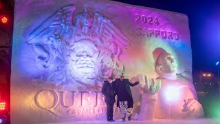 Queen + Adam Lambert - Sapporo Snow Sculpture Visit