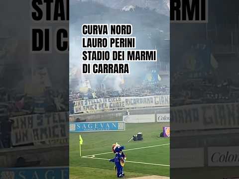 Video La Curva Nord Lauro Perini dello Stadio “dei marmi” di Carrara