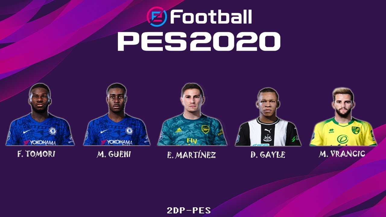 Facepack Premier League Vol4 - Pes 2020