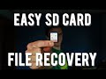 How To Recover Deleted Files From An SD Card! - How to recover files from a formatted SD card FREE!