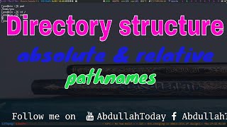 Linux filesystem directory structure explained | Absolute and relative pathnames